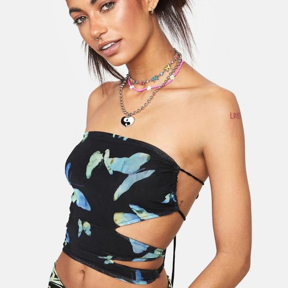 Motel Rocks Ersa Cut Out Top size S - Picture 4 of 5